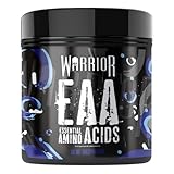 Warrior EAA - Essential Amino Acids - 360g - Provides Exceptional Support for Recovery & Muscle Soreness - Formula Includes Cyclic Dextrin, Taurine and More, Blue Raspberry
