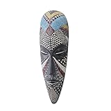 OTARTU African Mask Wall Sculpture Hand Carved African Tribal Wall Mask Art