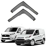 ISPEED Wind Deflectors for FORD TRANSIT/TOURNEO CONNECT MK2 2013-2023 2pc Set | Keep Your Car Ventilated In Rain & Wind, Reduce Wind Turbulence, Easy Installation, Tinted, In-Channel Deflectors