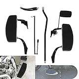 HCmotorku Forward Controls Kit Floorboard Pegs Levers Linkage Set Fit for Harley Dyna Street Bob FXDB Super Glide Custom FXDC Wide Glide FXDWG Low Rider FXDL Fat Bob FXDF 2006-2017