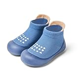 Bearbay Baby Walking Sock Shoes Infant Non-Slip Breathable Slippers with Soft Rubber Sole Baby Boys Girls Sneakers
