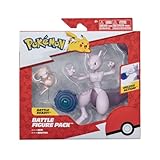 Pokémon Battle Figure 2 Pack - Features 2-Inch Mew & 4.5-Inch Mewtwo Battle Figures