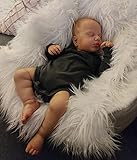 Zero pam Reborn Dolls-20 Inch Realistic Baby Doll Boy Soft Cloth Body,Eyes Closed Newborn Babies Looks Like A Realistic Baby Dolls