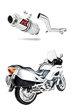 DOMINATOR Exhaust Silencer Muffler GP1 compatible with NT 650 V DEAUVILLE RC47 1998-2005