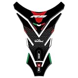 Resin Bike Motorcycle 3D Stickers Compatible with Aprilia RS. Tank Pad Protection from Bumps and Scratches. Motorcycle Resin Stickers - Gadget Moto - Version Universal - Effect Carbon