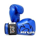 Rival Boxing RB4 Aero Boxing Bag Gloves - Blue - NEW (Large)