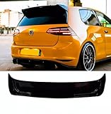 Auto Perfectionists UK Rear Boot Spoiler Compatible With VW Golf R GTI GTD MK7 MK7.5 2013-2020 Osir Style ABS Gloss Black