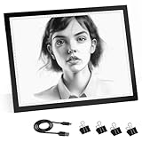 DONPODER A3 Light Box Portable LED Light Board for Diamond Painting, 10 Brightness Levels,5500 Lux Super Bright Ultra Thin Light Pad for Tracing and Crafts(42 x 32 cm)