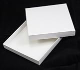 8"x8" White Greeting Card Boxes X 5 Per Pack, Gift Boxes