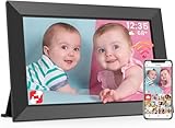Frameo WiFi Digital Photo Frame 10.1 Inch - 1280x800 HD IPS Touch Screen Picture Frame Electronic, 32GB Memory, Auto Rotate, Wall Mountable, Digital PictureFrame for Sharing Photos and Videos