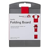 Household Essentials 195 Shirt Folding Board for Laundry | Folds T-Shirts, Polos and Dress Shirts, Black