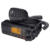 Uniden UM385BK 25 Watt Fixed Mount Marine Vhf Radio, Waterproof IPX4 W/Triple Watch, Dsc, Emergency/Noaa Weather Alert, All Usa/International/Canadian Marine Channels, Memory Channel Scan, Black