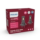 Philips Ultinon Access LED car headlight bulb (H7), ultra-compact direct-fit, 80%, 6.000K, set of 2