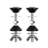 Durable Stainless Steel Toilet Tank Bolts - Toilet Fixings with Toilet Cistern Seal Kit - Close Coupled Toilet Cistern Kit - 2 Pcs of Stainless Steel Toilet Bolts