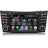Erisin 8 Core Android 14 Car Radio Head Unit for Mercedes Benz E Class W211 CLS Class W219 Navi Wireless Carplay Android Auto GPS Navigation DSP Canbus RDS SWC Bluetooth 5.0 WiFi Dab+