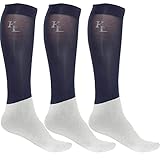 Kingsland Lightweight Riding Socks - Black/Navy/Pink/Brown 36-41 or 42-46 [42-46,Navy]