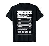 Autograss Nutrition Facts Sarcastic Racer T-Shirt