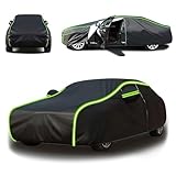 XMYAN Full Car Cover for ?otus Elan S2 M100 1994-1995, Waterproof Car Covers with Zipper Outdoor UV-Resistant Outdoor Full Exterior Protection 190T-PU (Black,for ?otus Elan S2 M100 1994-1995)