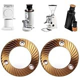 2pic Multi-purpose Rose Gold Espresso Coffee Grinder, 64mm Flat Burrs for DF64, DF64P, DF64E, DF64V, Mazzer Super Jolly and Mini-E, Anfim Caimano and CODY II, Lagom P64, Fellow Ode (Version