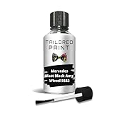 Touch Up Paint For Mercedes 2000-Present Matt Black Amg Wheel 9283 Quality Stone Chip Scratch Repair Matt Black Amg Wheel 9283 (Touch Up)