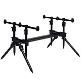 LEEDA Rogue 3 in 1 Rod Pod + Carrycase, Black