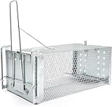 RatKil Live Rat Cage Trap | Humane Mouse Traps & Rat Traps - All Weather, Home & Animal Friendly Reusable Rat, Mouse, Squirrel, Mole, Rodent Solution (Large)