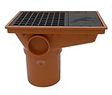 110mm Underground Drainage Rectangular Hopper with Spigot End