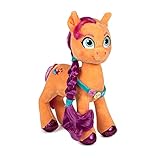 Famosa Softies Sunny Starscout Plush Toy from the Film “My Little Pony: A New Generation”, Orange with Pink Hair and Blue Eyes, 25 cm (760020961)