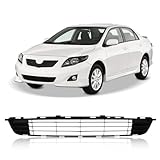 Perfit Liner Front Bumper Lower Grille Grill Compatible With 2009 2010 TOYOTA Corolla Direct Replacement Parts Primed Black TO1036111 5311202120