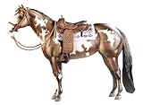 Breyer Traditional Cimarron Western Pleasure Saddle (1:9 Scale), 6.5" L x 7.875" H H