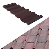 ONDUVILLA Tiles - SHED ROOF Tiles (6.5MSQ Roof Kit) - (Shaded Red)