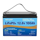LiFePO4 Battery 12V 100Ah Lithium leisure battery, Lithium Iron Phosphate Battery 5000 deep cycle, for RV, Marine, Boat, Solar System,mobility scooter
