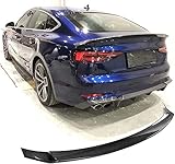 Car Rear Bumper Diffuser For Audi A5 S5 A5 Sline RS5 Sportback 4 Porte 2017-2019, Carbon Fiber Rear Spoiler Tail Wing Splitter Body Kit Accessories