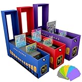 Midukit Trading Card Storage Box for Sports Tcg Basebal Graded Card, Suitable for All Types of Card Sleeves, with Dividers, Bulk Card Storage 3000+ Cards, Large Box Design, 3 Sizes