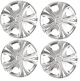 UKB4C 4x Wheel Trims Hub Caps 16" Covers fits Vauxhall Vectra Zafira Tigra in Silver