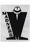 Madnness Madness Ska Band Patch Badge Embroidered Iron on Applique Patch Accessory