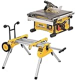 DEWALT Dewalt DCS7485N 54v XR FlexVolt Cordless Portable Table Saw + DE7400 Legs - Bare
