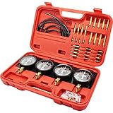 VEVOR Fuel Vacuum Carburetor Synchronize Tool Kit Fuel Vacuum Carburetor Synchronizer carb sync Gauge Set with Rubber Hose GS KZ XS CB 550 650 750 850
