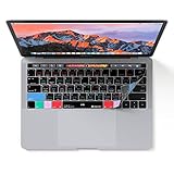 Logic Pro X Keyboard Cover | For MacBook Pro with Touch Bar 13" & 15" 2016-2019 | Edit Faster