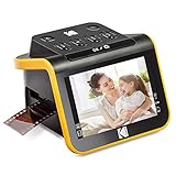KODAK SLIDE N SCAN Film and Slide Scanner with Large 5” LCD Screen, Convert Color & B&W 35mm, 126, 110 Negatives & Slides to High Resolution 22MP JPEG Digital Photos