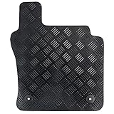 Easimat Custom Fit Rubber Driver Floor Mat for Skoda Superb MK3 2015 Onwards, Black