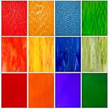 12 Pcs Stained Glass Sheets,4 x 6 Inch Stained Glass,Stained Glass Supplies for Stained Glass Projects Variety Mosaic Glass Art Colored Glass Assorted Cathedral Glass for DIY Home Decoration
