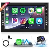 Hodozzy 4G+64G Android Car Stereo for VW T5 Golf 4 Bora Polo Passat B5 Jetta Seat Peugeot 307 Ford Galaxy, 7 Inch Touchscreen with Carplay Android Auto GPS Wifi Bluetooth FM/RDS DSP Canbus Camera