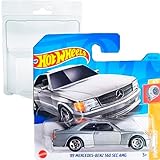 Hot Wheels '89 Mercedes-Benz 560 Sec AMG HW: Turbo 4/5 (150/250) HKK85 Short Short Mattel 2023 + Blister & Card Protector Pack