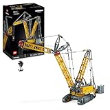 LEGO Technic Liebherr Crawler Crane LR 13000 Set, Build the Ultimate Remote Controlled Construction Vehicle with Control+ App, Winch System and Luffing Jib, Large Model for Adults, Men, Women 42146