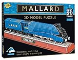 Cheatwell Games - BYO 3D Mallard Steam Engine - 3D Puzzles For Kids & Adults - Model Kit To Build - Gift For Children and Adults - 157 Pieces - Ages 8+