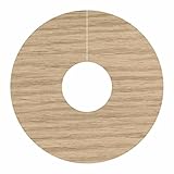 Project DIY® Self-Adhesive Laminate Pipe Covers, Seamless Radiator Pipe Finish | Easy Peel & Stick, Durable & Stylish, Perfect for Laminate Flooring, 4-Pack - 15mm (White Varnished Oak)