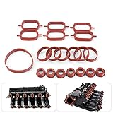 3mirrors Intake Inlet Manifold Gasket Seal Compatible with BMW M57 Engine E39 E60 E46 E38 E53 E83 E65 E61 E65 E70 E71 E92 X3 X5 X6 11612246945 13547792098 20Pcs