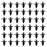 Be In Your Mind 50pcs Plastic Rivet Fastener Clips 3541113 for Trim Panels Bumper Fascias Lining 8mm Hole Compatible with Volvo S40 S60 S80 V50 V70