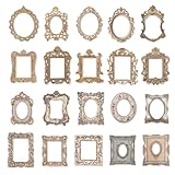 60 pcs Scrapbook Frames Decorative Paper Vintage Frame DIY Journaling Supplies Scrapbooking Decor for Scrap Book Decorations Collage Album Notebook Journal DIY Art Craft Card Making Supplies
